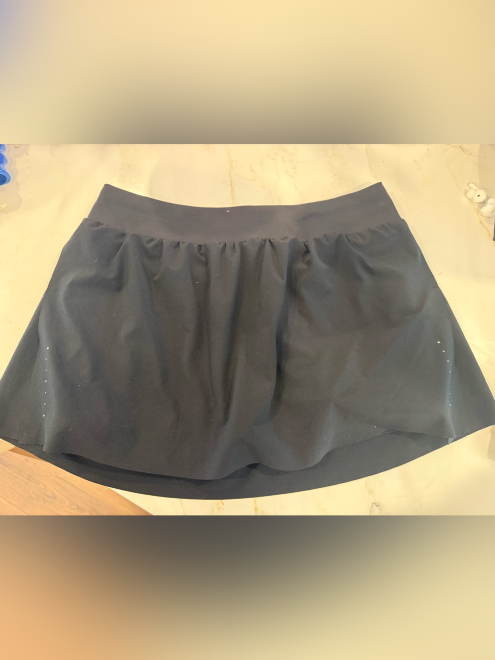 Athleta Black Athletic Skirt fast route run skort